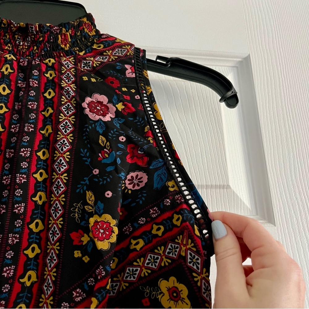 Xhilaration Multicolor Floral Maxi Dress Size XS - EUC - Picture 5 of 12